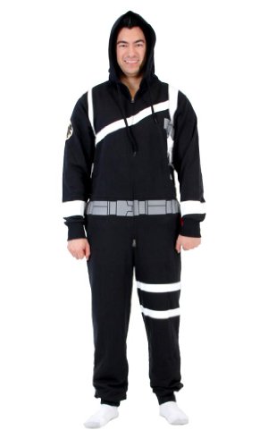 Marvel Agents of S.H.I.E.L.D. Shield Jump Jumpsuit Sweatshirt Homme, Noir, Small