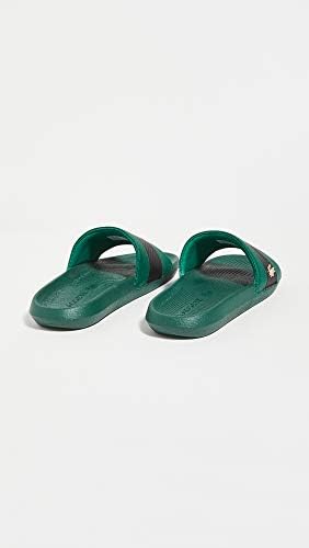 Lacoste men's Croco 0120 1 Cma Slide Sandal, Green/Black, 7 US | Image 4