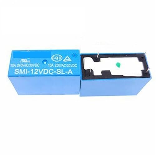 Relais SMI-12VDC-SL-A 4 broches 10A pour circuit imprimé électronique