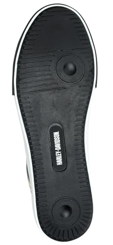 Harley-Davidson Men's Baxter High-Top #1 Black Leather Sneakers, D939044