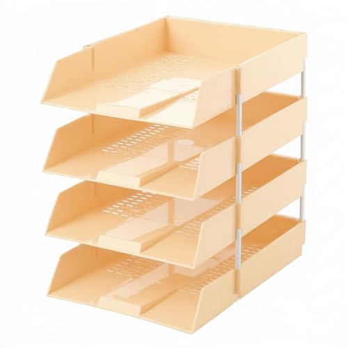 Image of OMEGA Office Tray (Set of 4) (Beige)