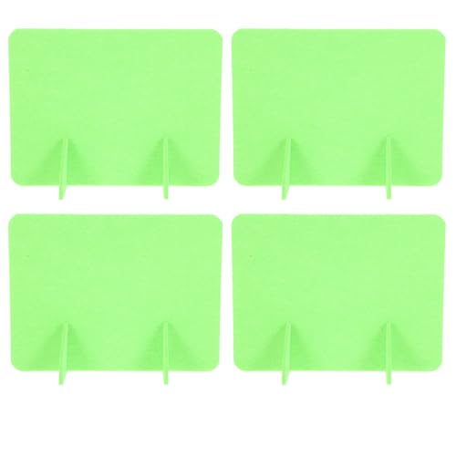 Artibetter 4piezas Mampara de Escritorio para Oficina Separadores de Privacidad de Fieltro Paneles Divisorios Independientes para Oficinas Escuelas y Centros de Llamadas