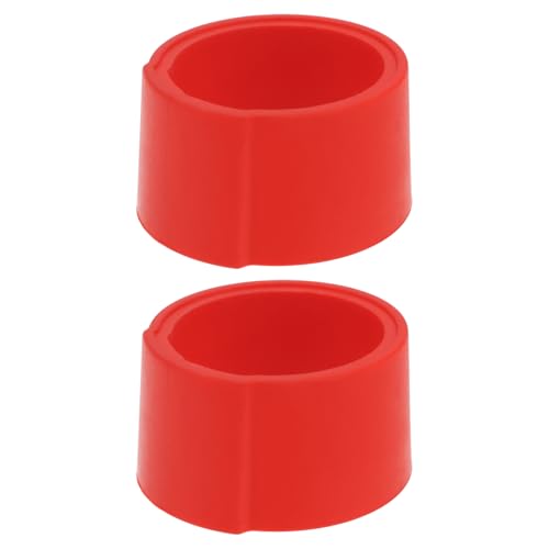 AS Axis Spindleon 2 Stück Silikonclips Zur Befestigung von Blattschrauben An Saxophonmundstücken aus Bakelit Rot