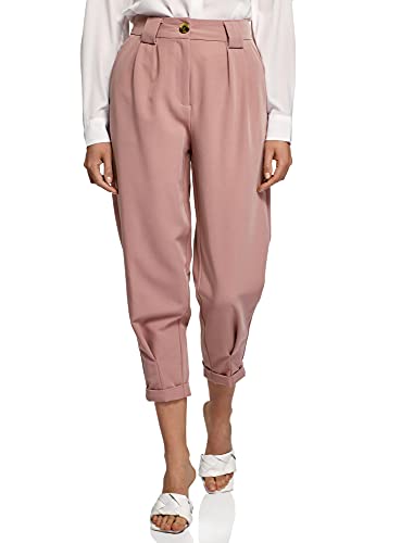 Oodji Ultra Donna Pantaloni con Pinces in Vita