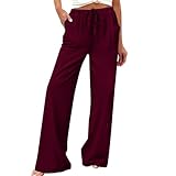 Occasions : À la maison, à la plage, en vacances ou au travail, les pantalons fluides, shorts d'été et capris en lin RLEHJN sont parfaits pour les beaux jours et vous permettent d'afficher style et élégance. Un incontournable de la mode cet été. Pantalon large femme ete, pantalon ete femme voyage, pantalon lin femme fluide.