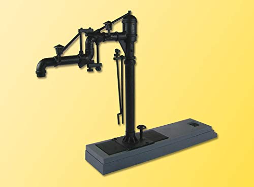 H0 2 water cranes with articulated arms, Grey, Brown, Green, Small