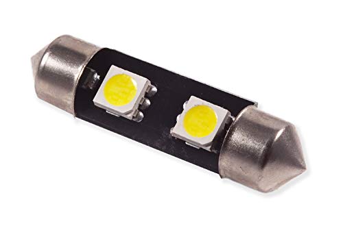 Lámpara LED Dome Light para Smart Fortwo 2010-2016 36mm Cool White miniatura 1