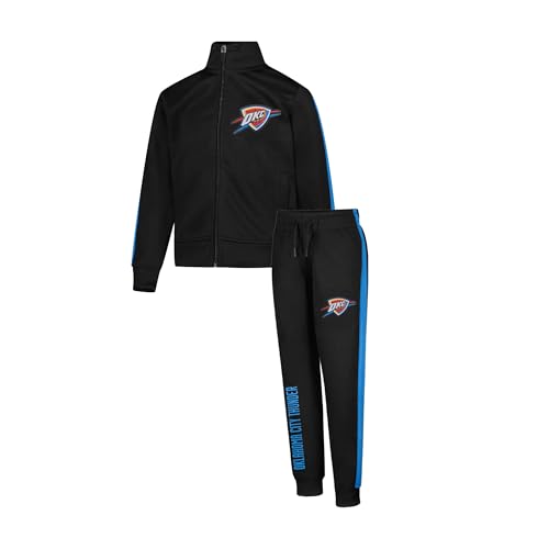 Image of Ultra Game Youth NBA Official Super Soft Full Zip Active Track Jacket and Pants Set