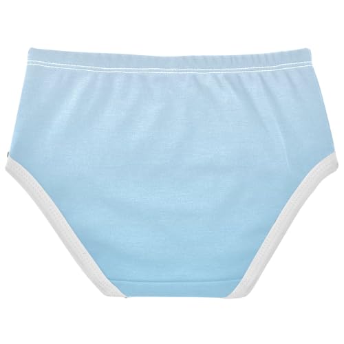 Joisal Elegant Blue Cute Gradient Panties for Girl Toddler Girls Underwear Cotton Personalized Briefs Underpants 2t2