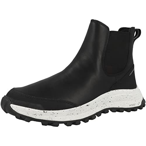 Clarks Atl Trek Up Waterproof Leather Boots In Black Size 4 - Image 3
