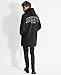 DKNY Men's Water Resistant Hooded Fashion Cold Weather Jacket, Black