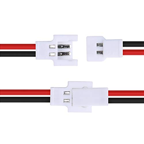 Nidici 20Pcs(10 Pairs) 1S Charger 3.7V Charging Cable Male & Female For 1S Lipo Battery Rc Quadcopter Drone Multirotors #TOP2