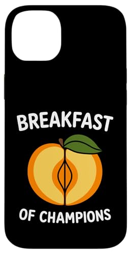 Moorning Funny adult sport quote Breakfast of Champions �X�}�z�P�[�X iPhone 14 Plus �p