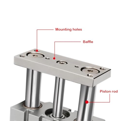 Cylindre pneumatique à trois axes MGPM25x125 à double effet