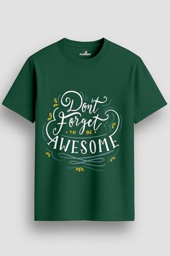 Image of Men's Regular Fit Printed T-Shirt Combo Pack of 3 | 100% Cotton Round Neck Half Sleeve Graphic Tees