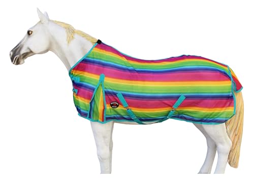 Image of Challenger Horse Equine Summer Scrim Sheet Fly Sheet Spring Airflow Mesh Serape 7351