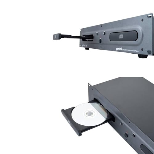 Gemini Dual CD/USB DJ Media Player – 2-Deck Rackmount CD Player with Jog Wheels, MP3 Playback & Anti-Shock – Pro Audio Component for DJs, Mobile Rigs & Installations (CDX-2250i) by Gemini Sound - Image 4