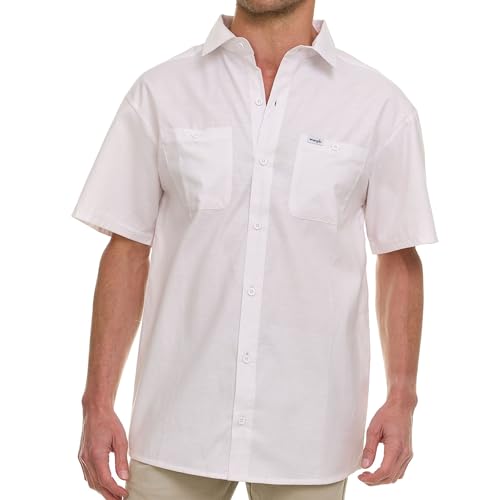 Wrangler Men's Big and Tall Short Sleeve Button Up Shirt, Chambray Woven - image 5