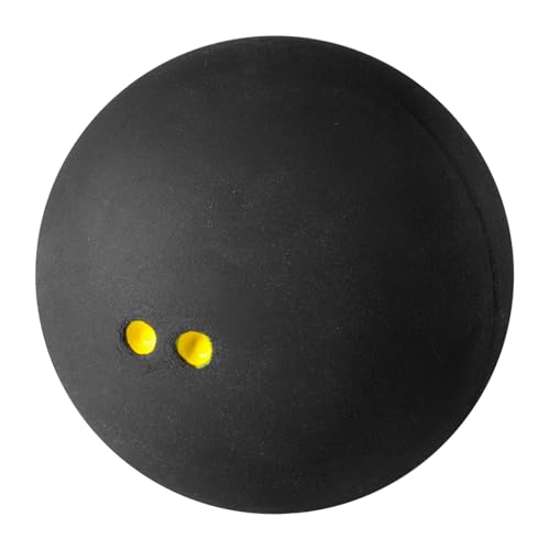 BESPORTBLE Professioneller Squashball Für Und Fortgeschrittene Elastischer Doppelt Gelber Für Training Und Wettkampf Im Indoor Und Outdoor-Bereich