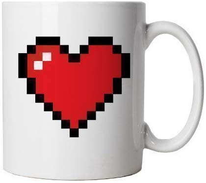 Acen Merchandise Taza corazón pixelado [cocina y hogar]
