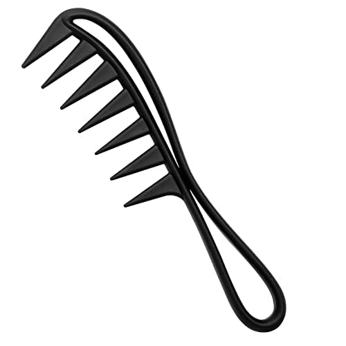 Sularpek Peigne de Requin à Dents Larges - Antistatique pour Cheveux Bouclés et Différents Types de Cheveux