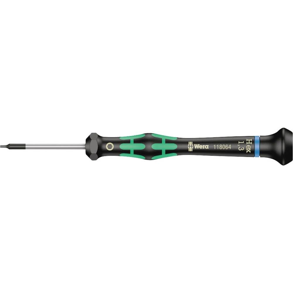 Wera 118064 elektroniczny śrubokręt sześciokątny, Hex-Plus, 1,3 x 40 mm, 1 sztuka