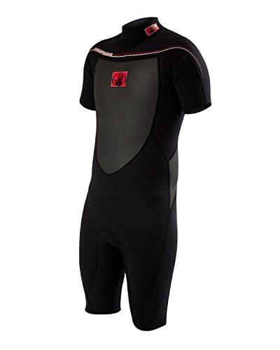 Body Glove Method 2.0 Back Zip Spring Performance Wetsuit, Black, Medium/Small