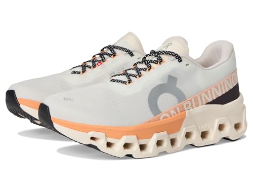 On Cloudmonster 2 feminino, Marfim/tangerina, 39