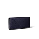 【ボナベンチュラ】バイフォールドロングウォレット [ネイビー ] 財布 ヨーロッパ最高級レザー 本革 プレゼント ギフト BWAT35-NA