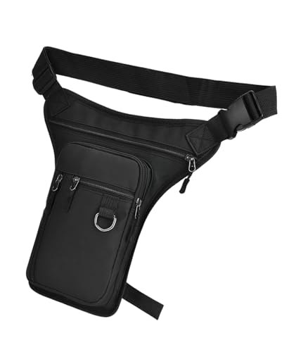 MINZHI Bolsa deportiva para la pierna, bolsa de pierna deportiva, adecuada para fitness, ciclismo, montañismo y otras actividades, Negro