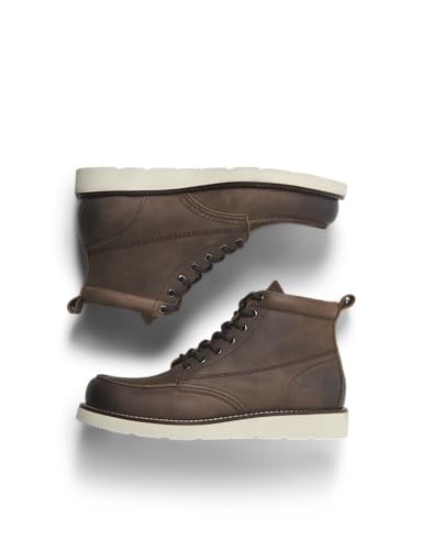Image of JACK & JONES Men's Jfwtoronto Leather Boot Styd Ln