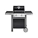 Produktbild Jamie Oliver Gasgrill HOME 2 | Zweiflammiger Premium BBQ Grillwagen mit Thermometer & einklappbaren Seitenablagen - Barbecue mit robusten gusseisernen Rost & Warmhaltefläche