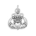 Corinna-Maria 925 Sterling Silver Celtic Claddaugh Claddagh Charm