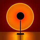 💕【180-Grad-Drehung】 Anders als bei der allgemeinen 90-Grad-Drehung kann das von uns entworfene Sonnenuntergangsprojektionslicht um 180 Grad gedreht und der Beleuchtungswinkel unabhängig eingestellt werden. Wenn Sie oder Ihre Objekte aufgenommen oder aufgenommen werden, können unterschiedliche Blickwinkel unterschiedliche Lichtverhältnisse erzeugen und unterschiedliche Szenen verwenden, wodurch Sie unterschiedliche fotografische Effekte erzielen