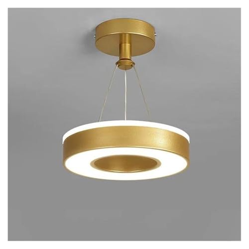 LYMSXAZOU LED Chandelier Lighting Fixture, Romantic Circle Design for Living Room and Bedroom Decor, Energy-Efficient Indoor Light