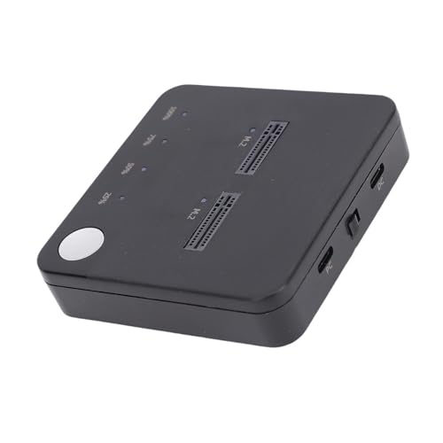 Duplicador M.2 NVMe SATA SSD, Estación Dock Dual Bahía 20Gbps miniatura 2