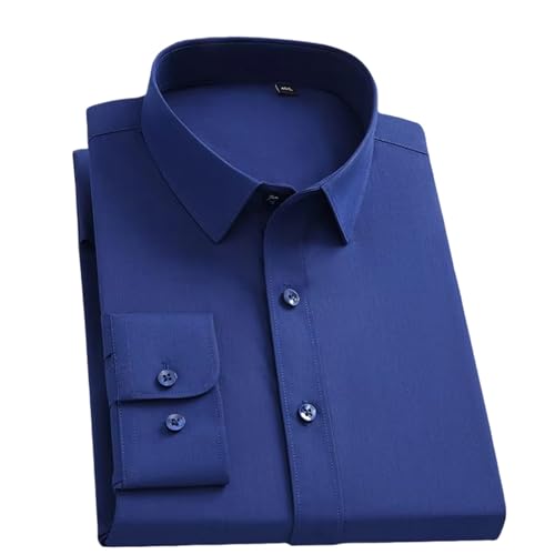 Chemise à manches longues blanche pour homme coupe ajustée USTZFTBCL