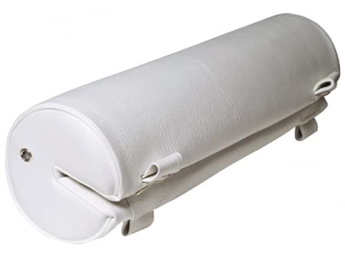 Bedflex Comfort Rückenpolster Rundkissen für Reling, weiß, Boot Reling Rolle Polster Rund Kissen