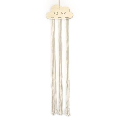 VIVIIHOO Haarspangen Aufbewahrung Mädchen-Organizer für Haarspangen,Haargummis,Haarklammern,Stirnbänder-Wolkenform Dekoration zum Aufhängen-DIY Haargummi Aufbewahrung-Kinder Haarschmuck Veranstalter