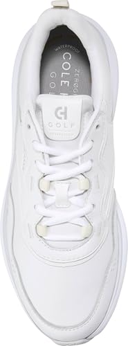 Cole Haan Cole Haan Women's Zerogrand Fairway 2 Golf Oxfords, White/Microchip/White, 9-B US