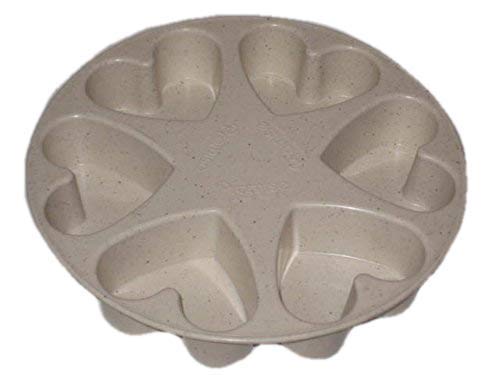 Vintage Promise Margarine Hard Plastic Heart Shaped Microwave & Oven Muffin Cupcake Baking Pan