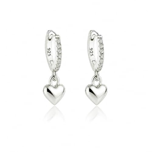 Image of Cherished Moments Huggie Earrings, .925 Sterling Silver or 14k Gold-Plated