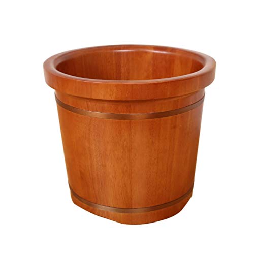 Seau de trempage des pieds en bois pour le rituel détente du soir