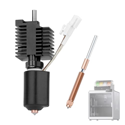 JUUPINE for Creality K2 Plus Ceramic Hot End Kit with Full Metal Hardened Steel, Quick Change Nozzle 0.4mm, for Creality K2 Plus 3D Printer Print Head Spare Parts, 350°C High Temperature Resistance JUUPINE for Creality K2 Plus Ceramic Hot End Kit with Full Metal Hardened Steel, Quick Change Nozzle 0.4mm, for Creality K2 Plus 3D Printer Print Head Spare Parts, 350°C High Temperature Resistance