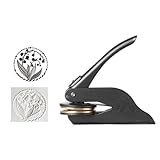 Verwenden Sie den praktischen Prägestempel auf Papier für Geschenke, Einladungen, Firmenmaterialien und so weiter.