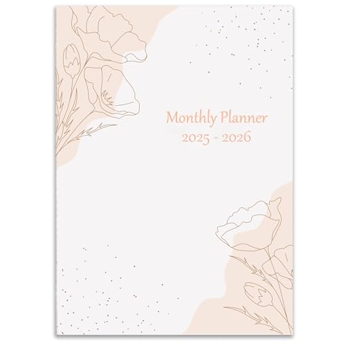 Simplified 2025-2026 Monthly Planner and Calendar Book. Runs From October 2025 - December 2026, Monthly Planner 2025-2026 Easy to Organize Your Daily Life, 7
