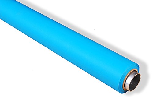 Hintergrundkarton, 11m lang x 2m breit himmelblau 160g/m² Papierhintergrund