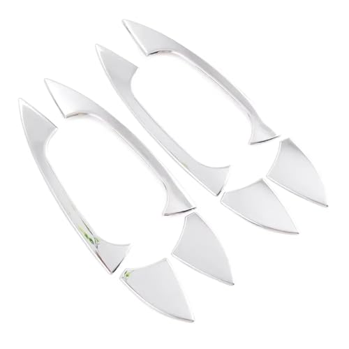 Garniture de poignée en acier inoxydable style luxe pour Mercedes
