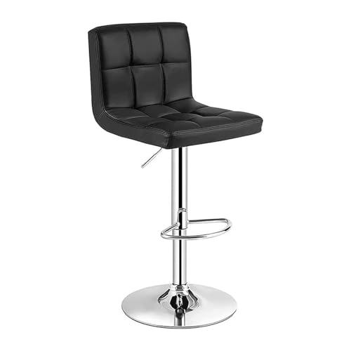 OZBME Taburetes de Bar giratorios Ajustables - Sillas Altas de Cuero sintético para Cocina y hogar, diseño ergonómico, Asientos Elegantes para Comedor y Entretenimiento