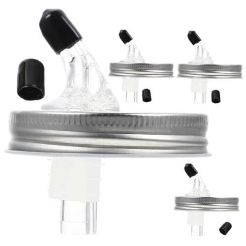 CONGARTENO Wine Spout Lid for Jars Oil Bottle Spout Wine Pourer Liquor Can Pourer Lid